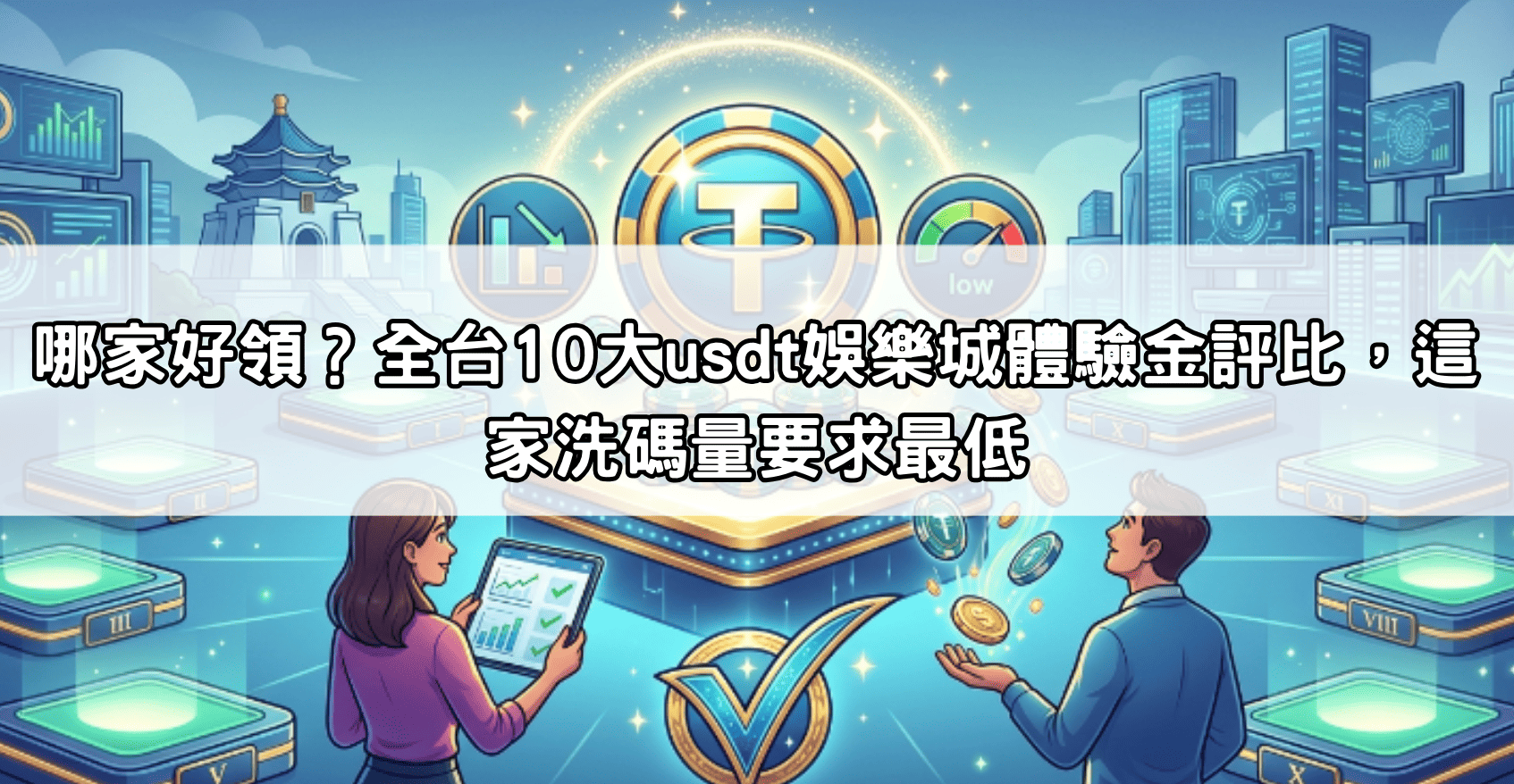 哪家好領？全台10大usdt娛樂城體驗金評比，這家洗碼量要求最低