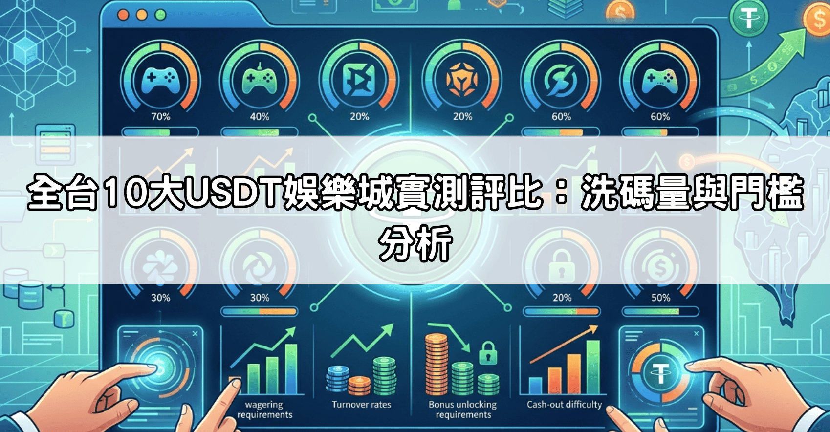 全台10大USDT娛樂城實測評比：洗碼量與門檻分析